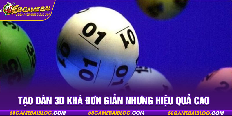 Tạo dàn 3D khá đơn giản nhưng hiệu quả cao