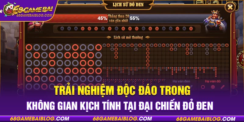 Trải nghiệm độc đáo trong không gian kịch tính tại đại chiến đỏ đen